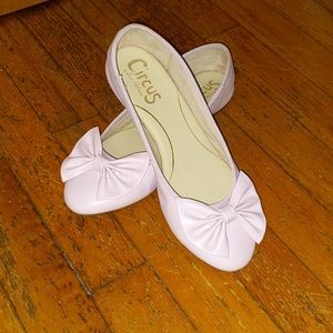 Circus Pink Flats with Bow